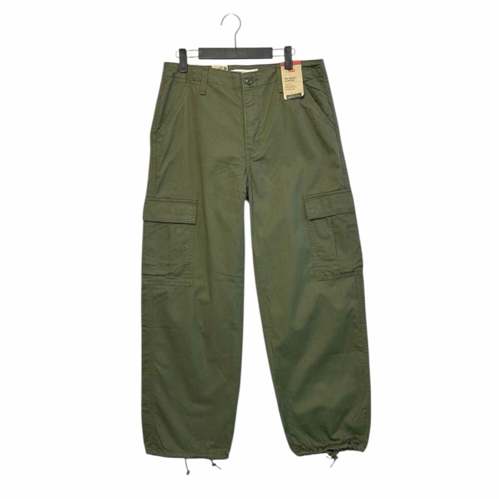 Levi's '94 Baggy Cargo Pants New Women's‎ Sz 25 x 30 Khaki Green Utility Skater - Picture 4 of 8